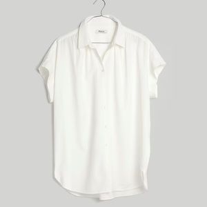 Madewell Central Shirt - size L / Pure White